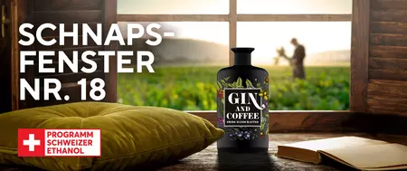 Schnapsfenster 18, Gin and Coffe, Streulis Privatbrennerei